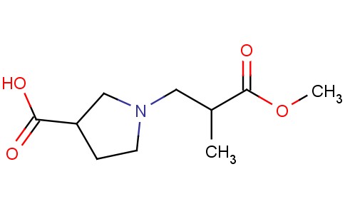 1-(2-METHOXYCARBONYL-PROPYL)-PYRROLIDINE-3-CARBOXYLIC ACID